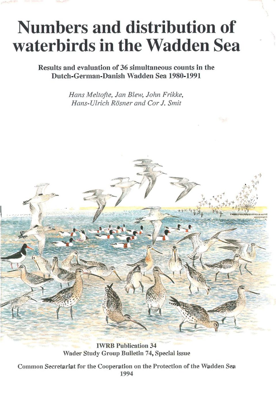 Number 7 - Numbers and distribution of waterbirds in the Wadden Sea